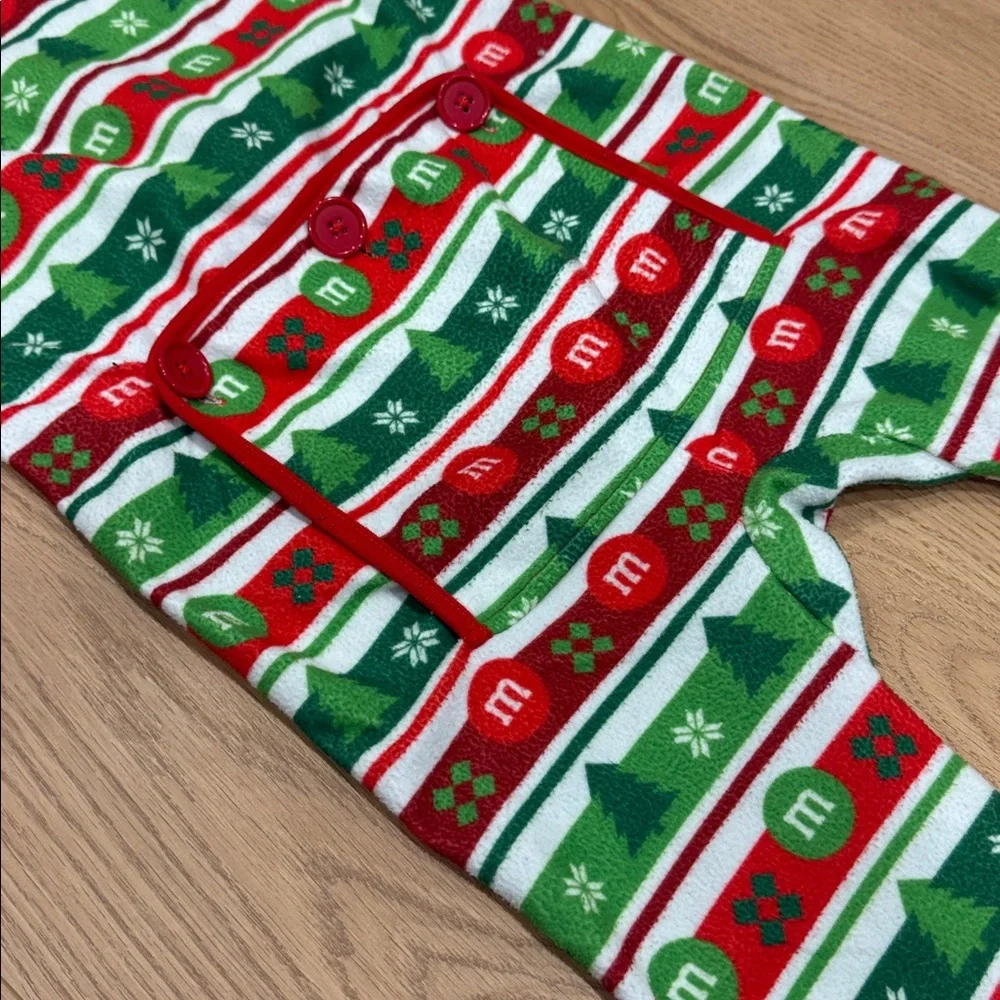 M&M'S Red and Green Holiday Onesie